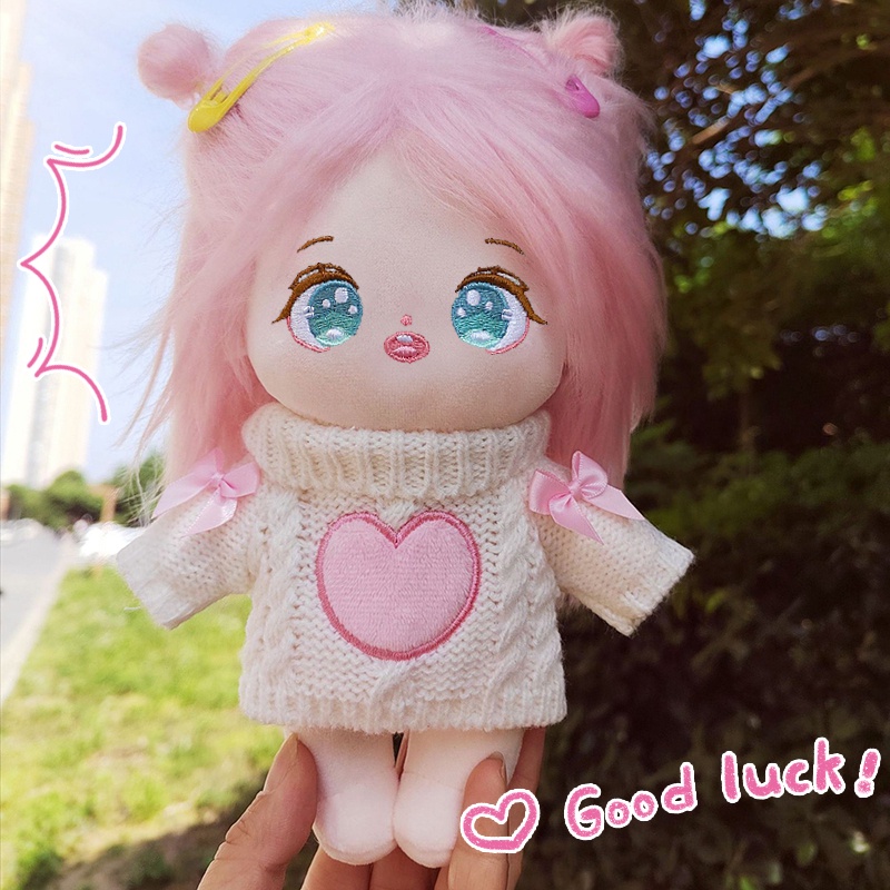 Búp Bê Đồ Chơi Nhồi Bông Tiktok 20cm Làm Quà Sinh Nhật Sáng Tạo DIY