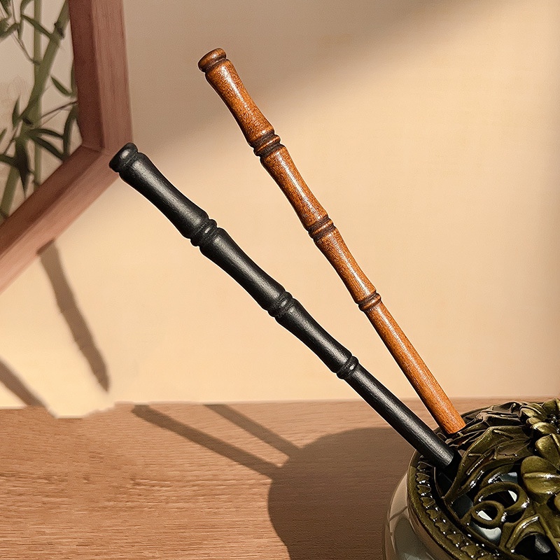 Trâm Gỗ Cài Tóc Màu Đen Phong Cách Trung Hoa Thời Trang Mùa Hè Cho Nữ