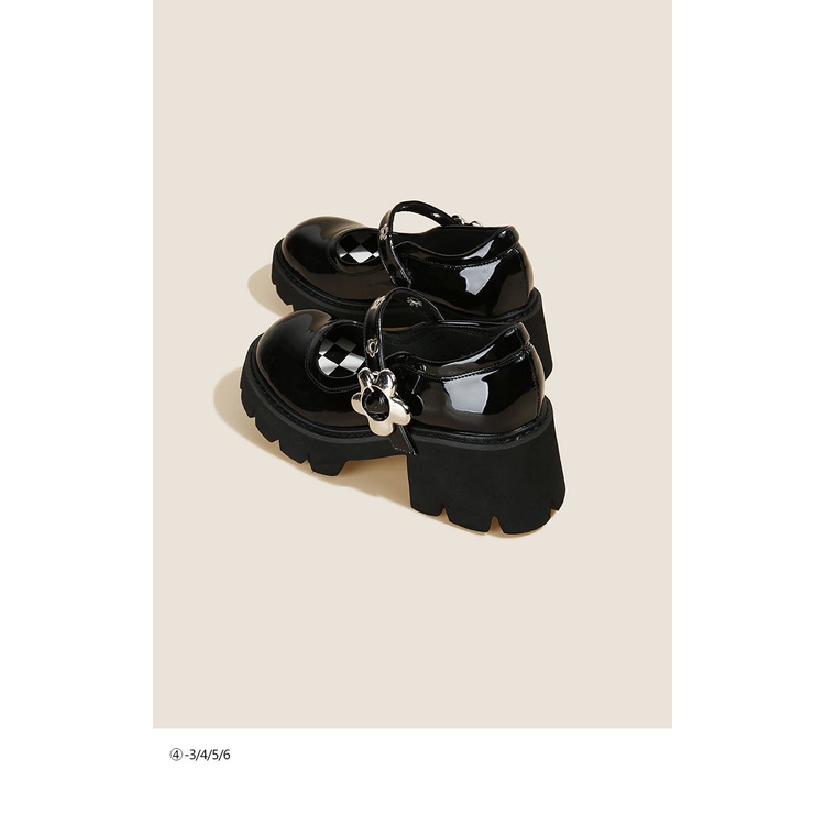 Giày Cao Gót Đế Dày Phong Cách Thời Trang retro Anh Quốc 2023