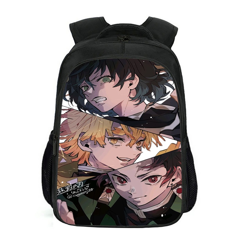 Dễ Thương Ba Lô Anime Demon Slayer Đi Học In Hình Nhân Vật Slayer Kimetsu no Yaiba Đáng Yêu