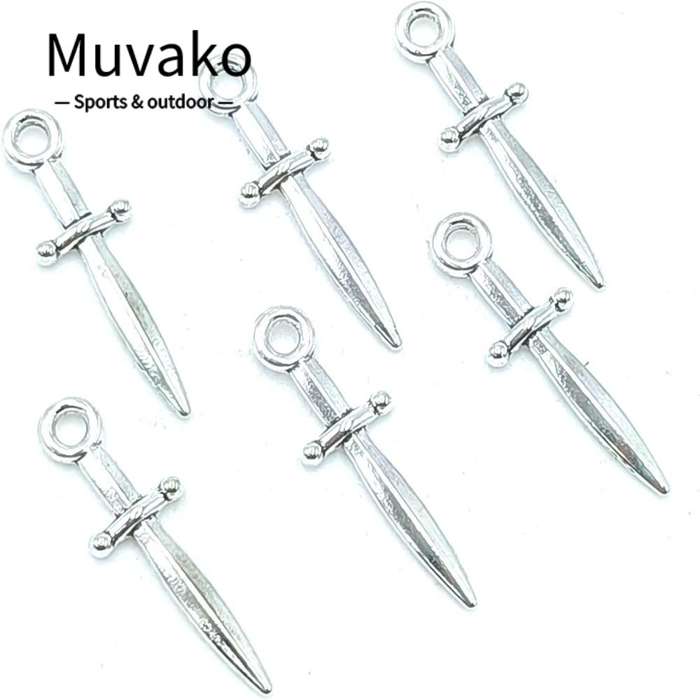 Muvako Set 120 / 120 Mặt Dây Chuyền Kim Loại Hình Thanh Kiếm