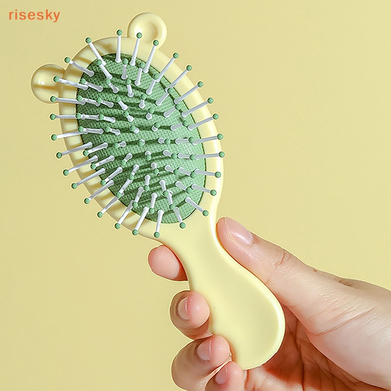 Lược Chải Tóc Mini Có Đệm Khí Mát Xa Dễ Thương Cho Bé Gái Và Trẻ Em
