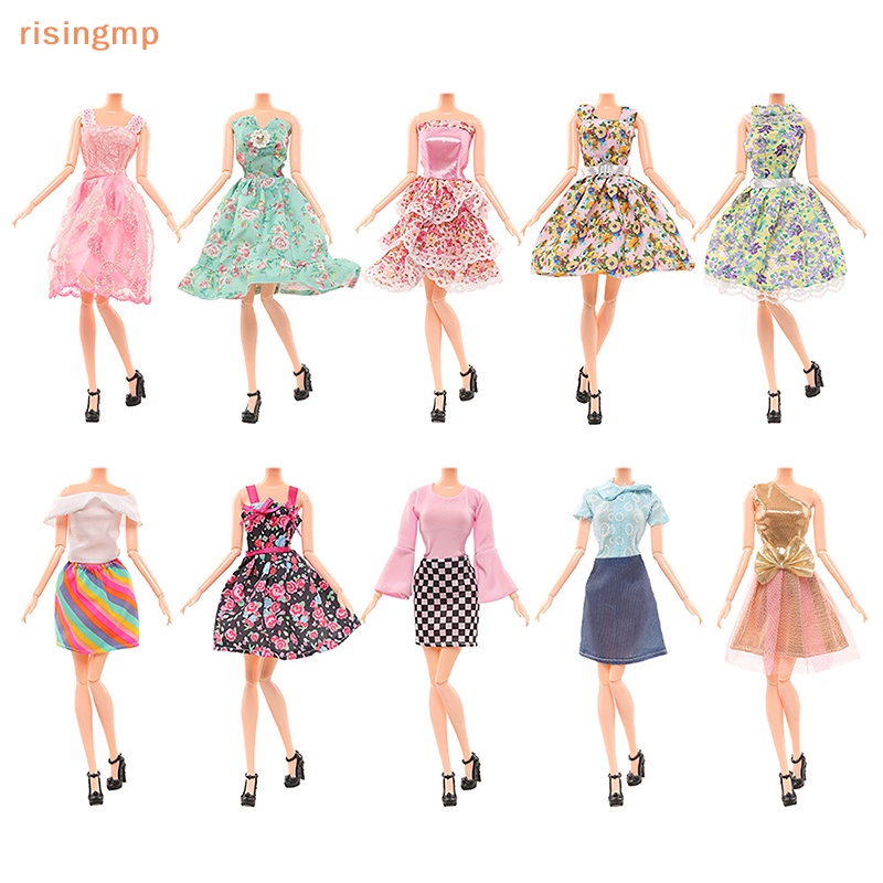 1 Đầm Ngắn Thời Trang Mùa Hè Cho Búp Bê Dài 30cm