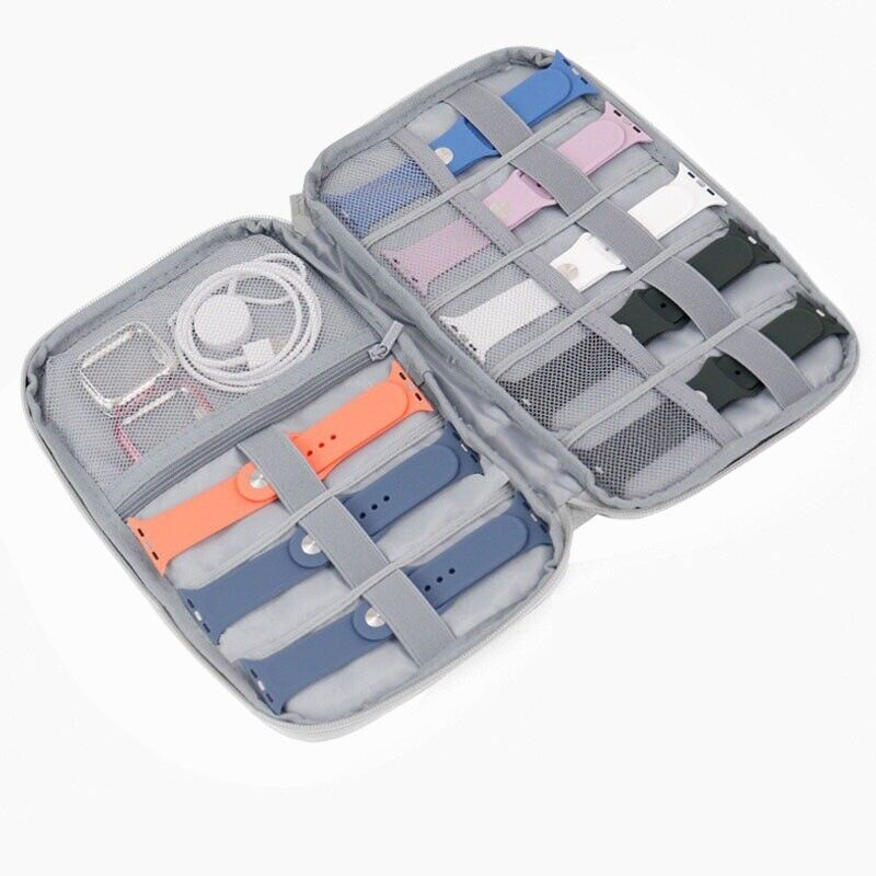 Electronic Organizer Durable Portable Cable Storage Gadget Bag Case for Hard Drive, Cable, Power Bank, Charger, Charging Cords, Mouse, Adapter, Earphones, USB, SD Card