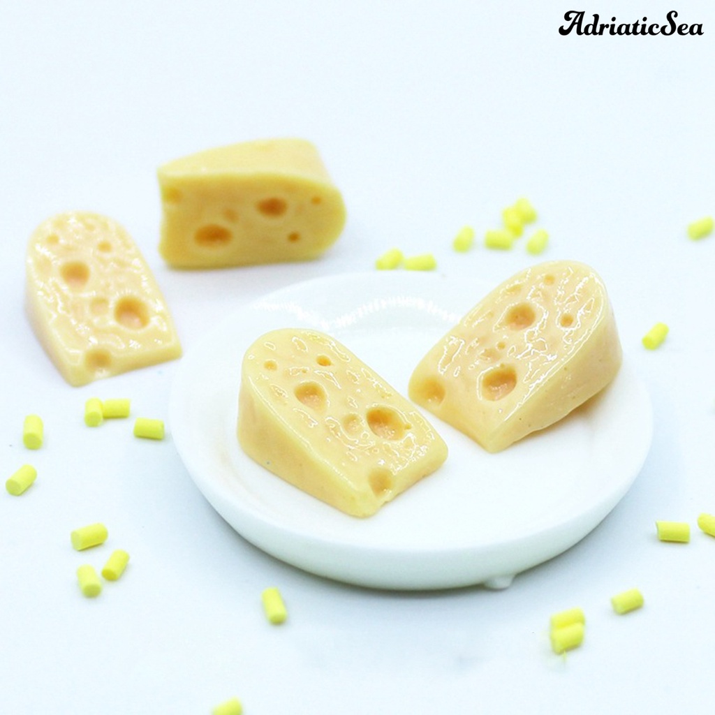 Bộ 10 Mô Hình Bánh Mì Phô Mai Mini Cho Trang Trí Tiểu Cảnh