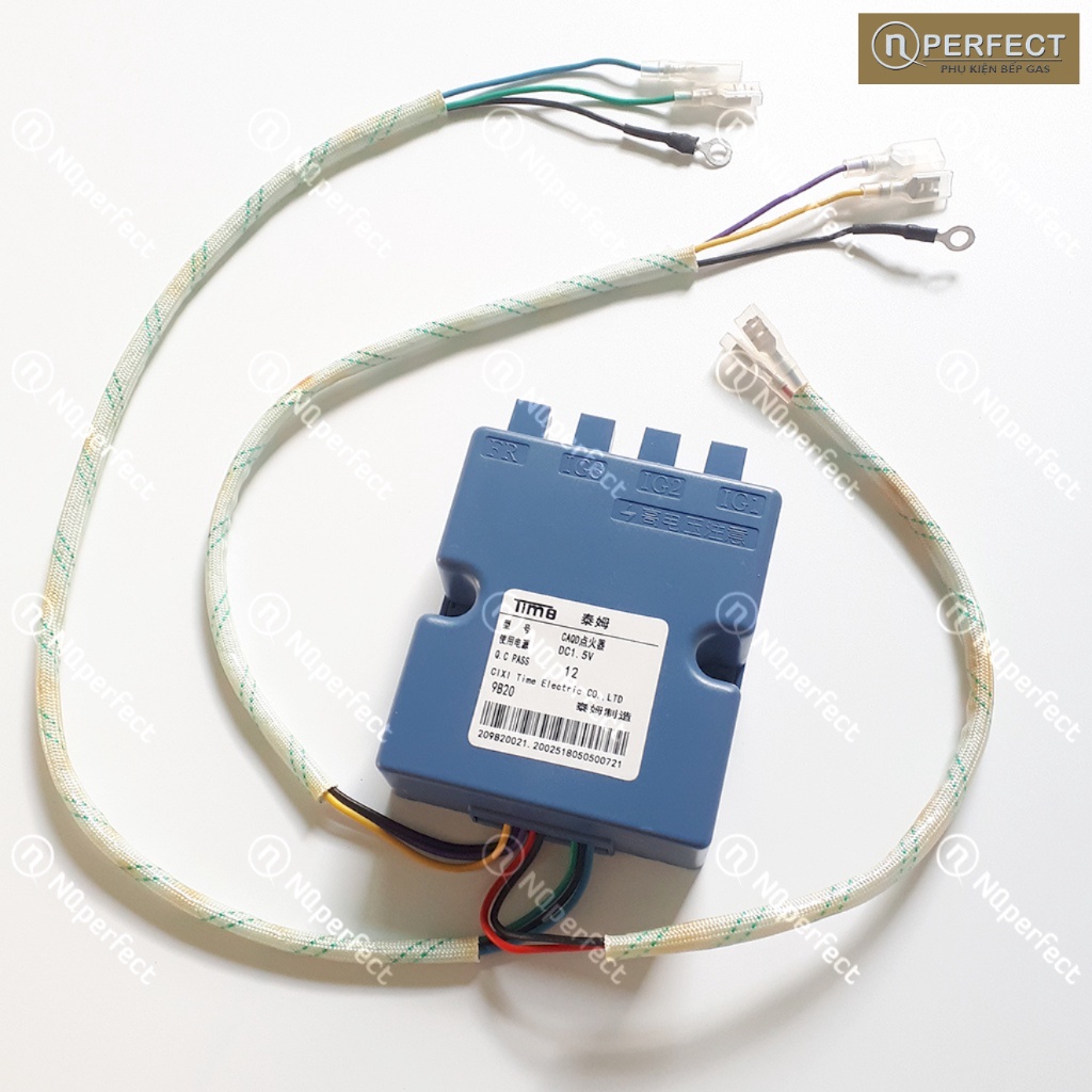@phukienbepgas- Ic đánh lửa bếp ga âm Fotile GS-HL6B 2 lò DC 1.5V - ic bếp ga 8 dây giá sỉ [LOẠI 1]