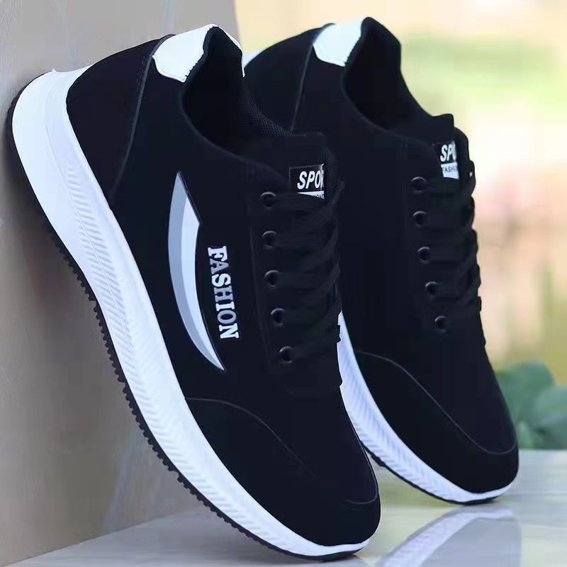 Giày Nam Thể Thao Chạy Bộ Lưới Thoáng Khí Mới  Sneaker Quai Ngang