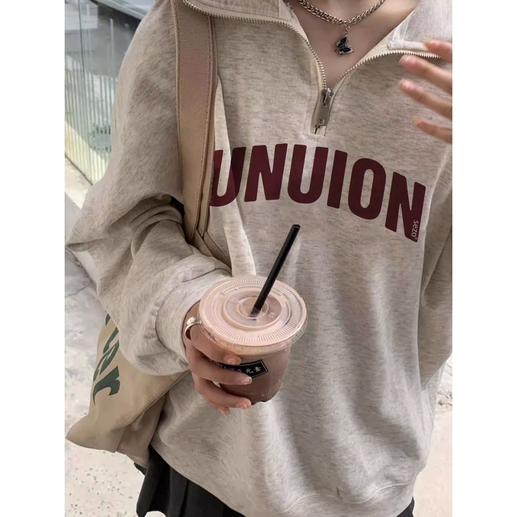 Hana hoodie áo hoodie áo khoác hoodie nữ Thời Trang Thường Ngày Hàn Quốc 2023 NEW Au1003
