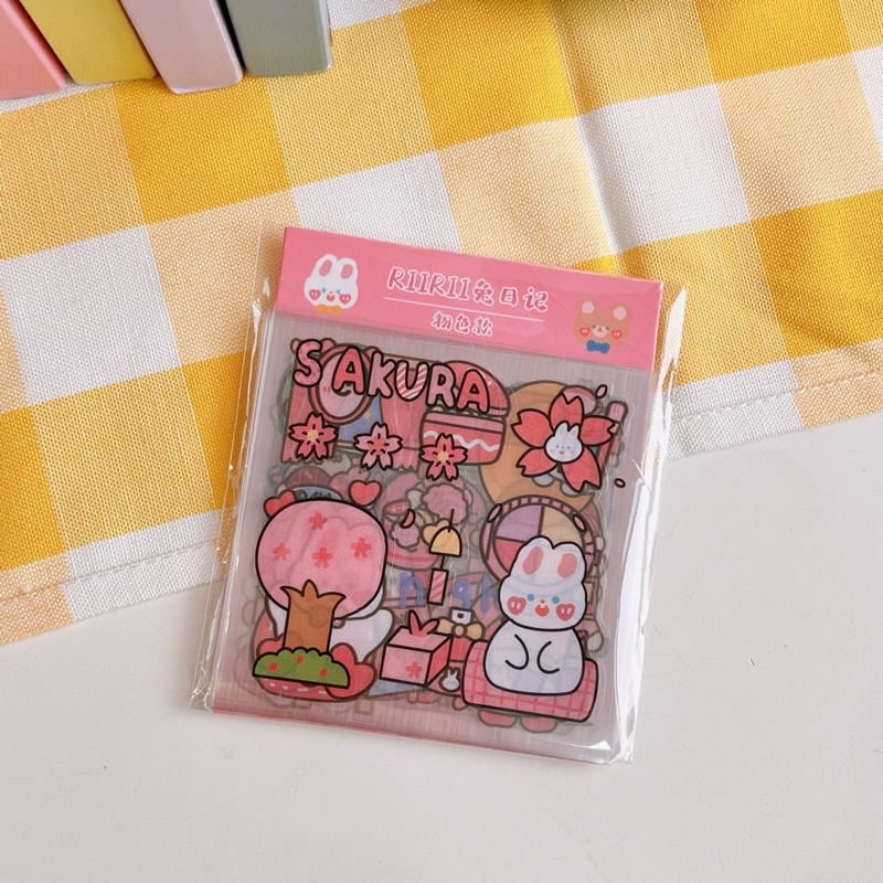 Set 20 tấm Sticker nhiều Hình Dán dễ thương nhãn dán cute trang trí