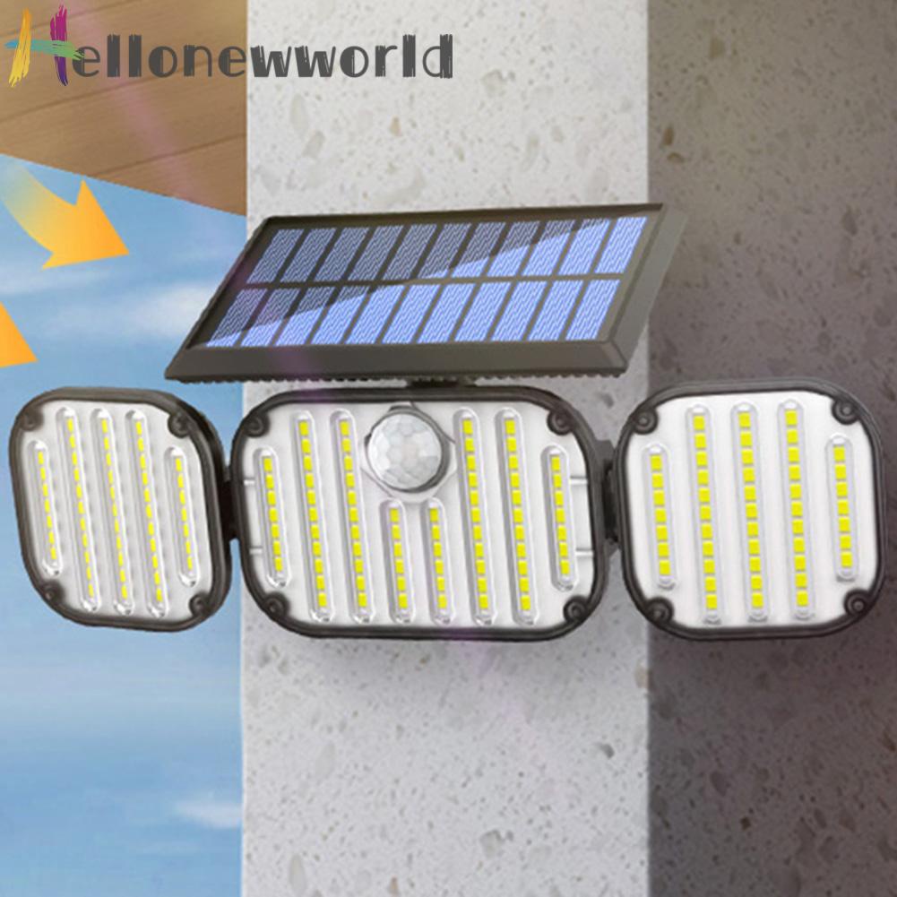 Đèn treo tường cảm ứng máy dò chuyển động 2400mah đèn năng lượng mặt trời cho sân ngoài trời