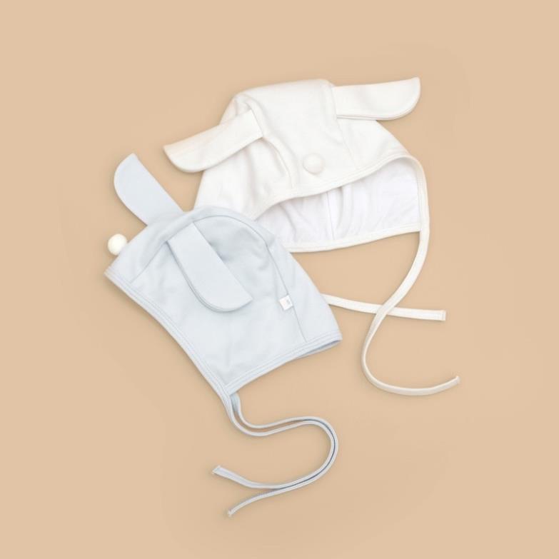 NOUS - Set 2 mũ nồi Nous chấm bi hồng và caro xám - Nu Petit SS23 - ZN225A