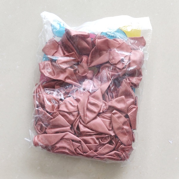 Set 100 Bong Bóng 12 inch 2.8g 10 Màu Trang Trí Tiệc