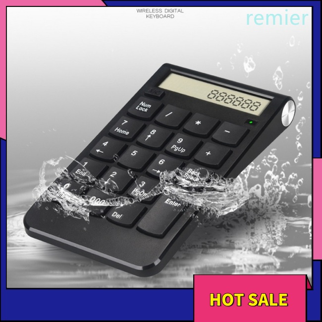 Re portable 2.4g bàn phím kỹ thuật số không dây usb number pad 20 phím bàn phím số nhỏ cho máy tính xách tay pc máy tính xách tay