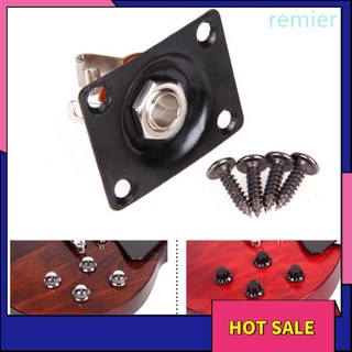 Re square guitar jack plate & socket assembly for tl electric guitar
