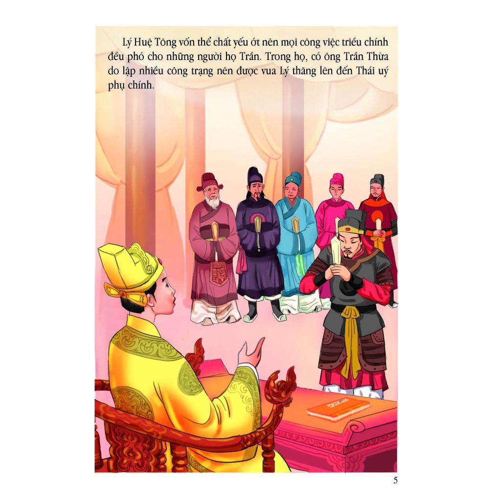 Sách Tranh Truyện Lịch Sử Việt Nam - Trần Thái Tông