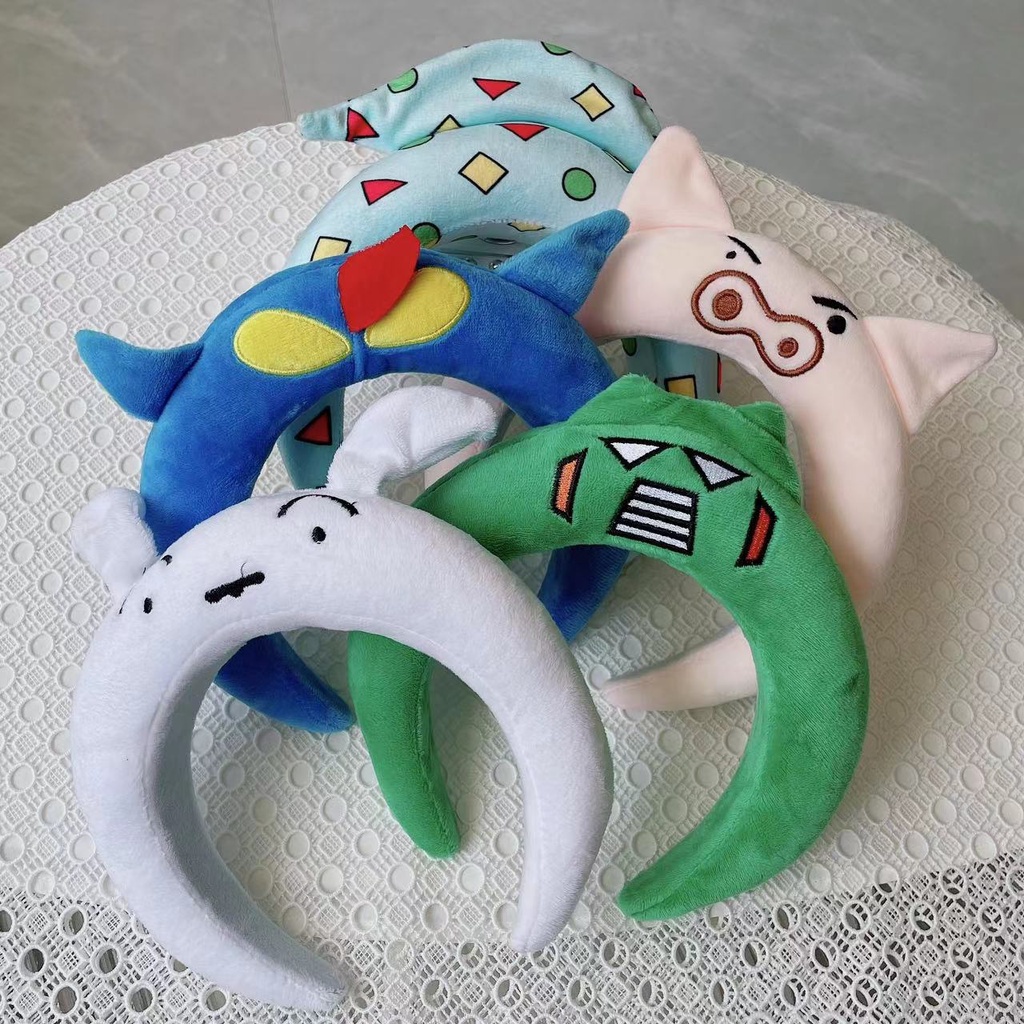 Băng Đô Cài Tóc Hình Thú Hoạt Hình Nhồi Bông Dễ Thương Phong Cách Hàn Quốc