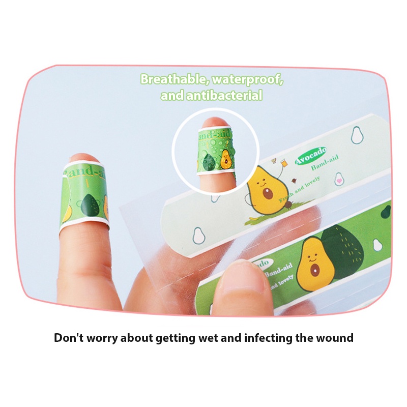 Set 4 Miếng Dán Băng Cá Nhân Thoáng Khí Chống Mài Mòn Chống Thấm Nước Họa Tiết Hoạt Hình Dễ Thương Dành Cho Trẻ Em