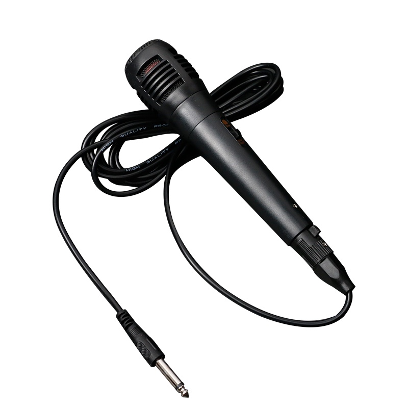 Micrô động có dây chuyên nghiệp micrô vocal với cáp xlr đến 6,35mm để ghi âm karaoke