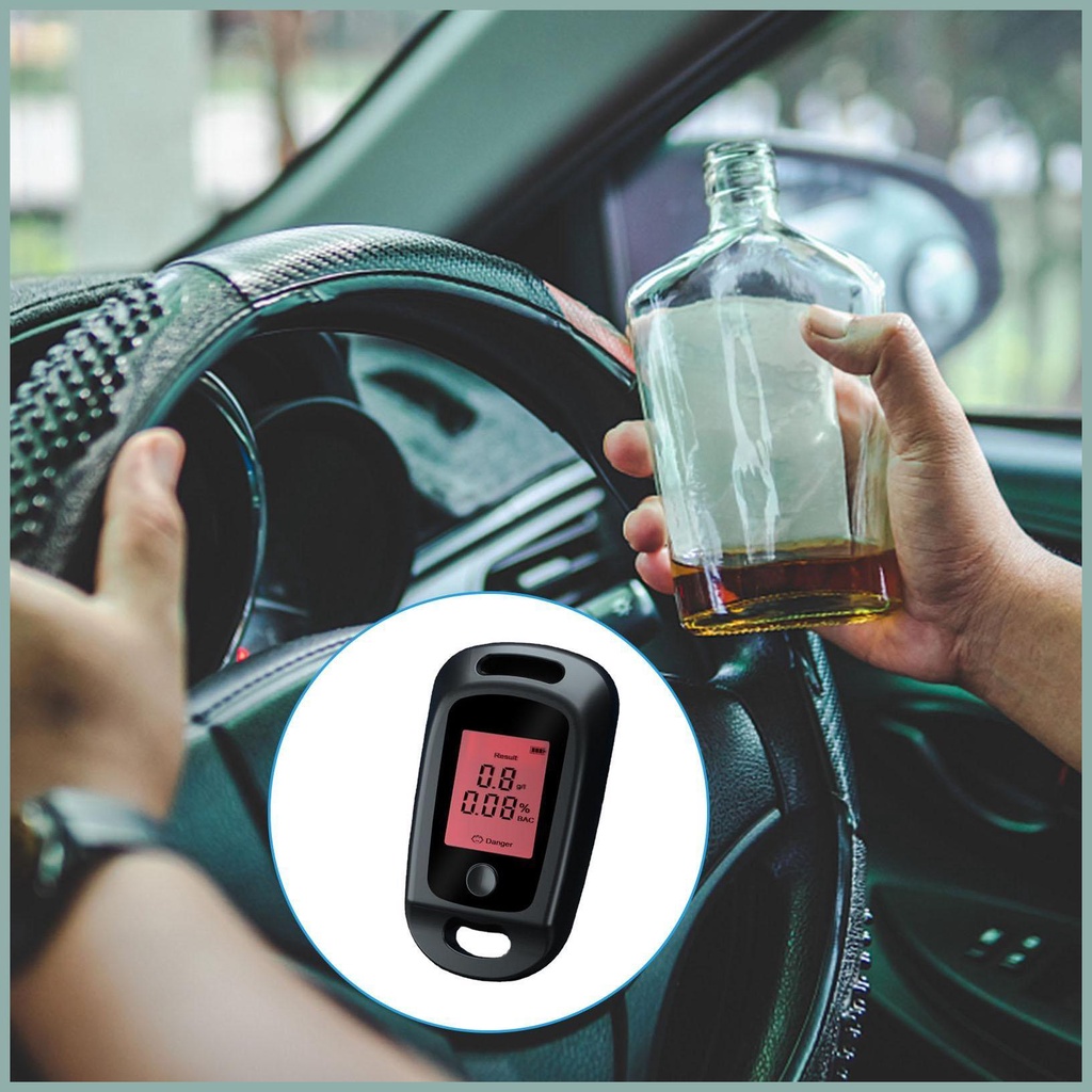 Máy kiểm tra cồn máy đo hơi thở cầm tay mini máy kiểm tra cồn máy dò hơi thở cho ô tô và nhà yunvn