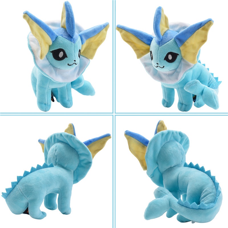Gia đình evee mới tư thế đứng nhỏ evee búp bê sang trọng umbreon espeon jolteon flareon doll
