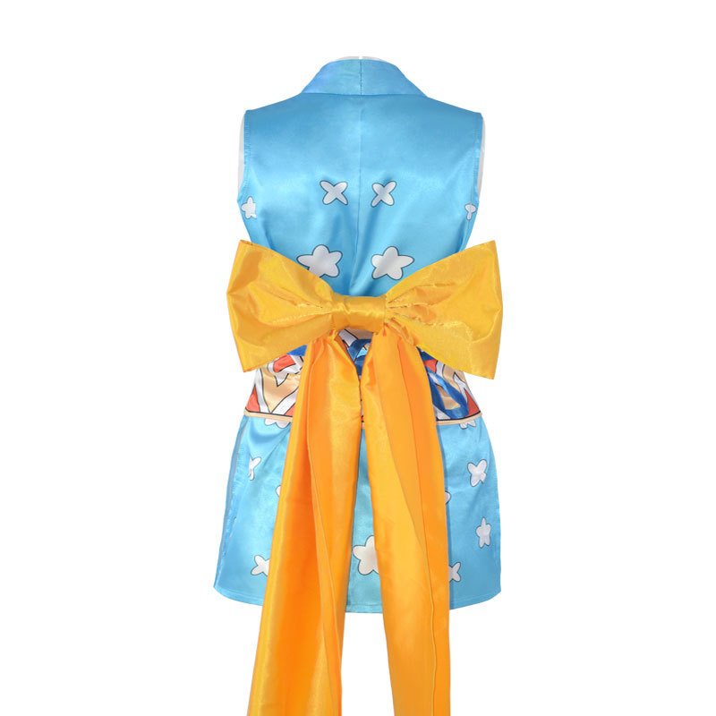 0815-cos-fm anime one piece nami cos trang phục halloween nami sexy satin in ngắn kimono cosplay truyện tranh hoạt hình quà tặng unor