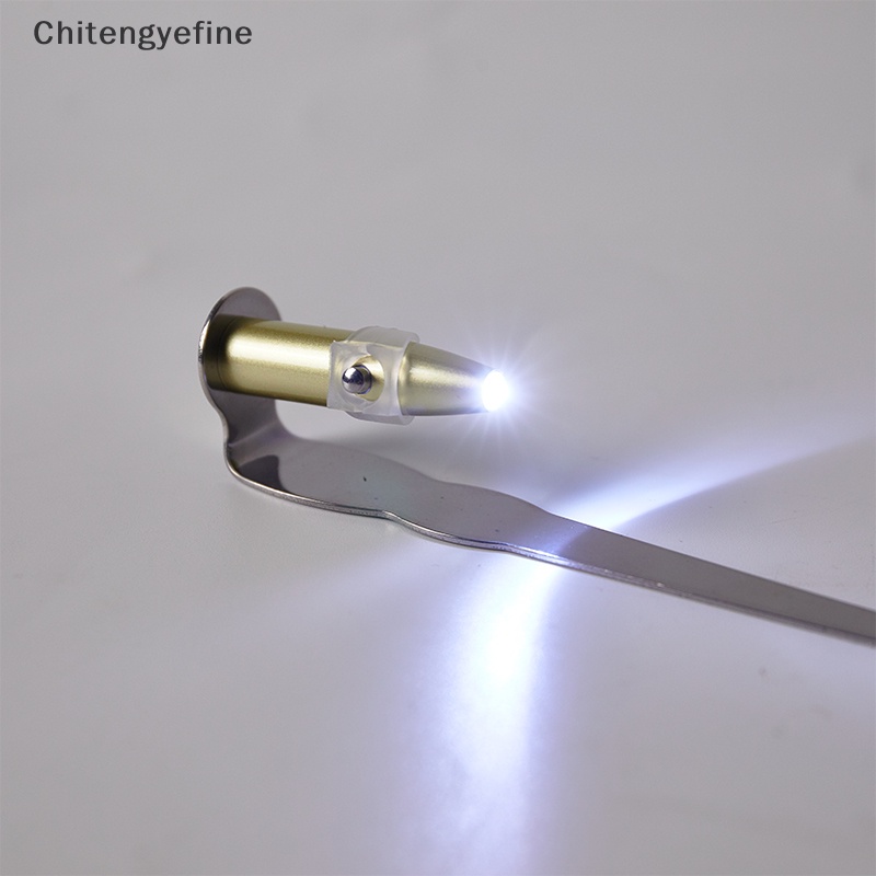 Ctye thép không gỉ tonsil stone remover tools led light mouth cleaner care tool fine