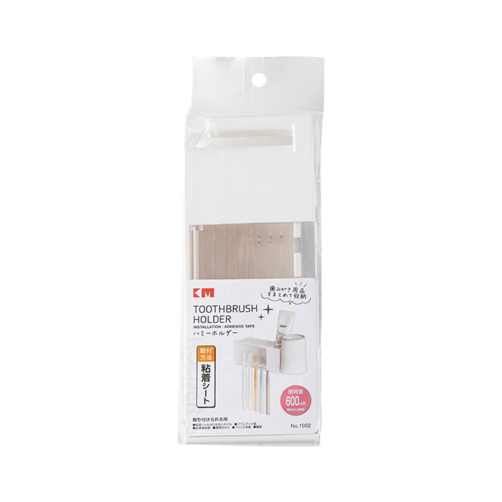 Giá đỡ bàn chải đánh răng KUNHEV viscose chống bụi 5 lỗ cho phòng tắm