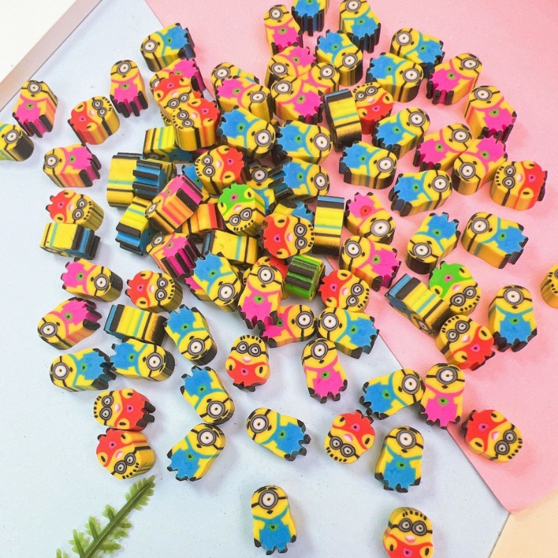 20 cái / túi sáng tạo minions minions tẩy dễ thương quà tặng học sinh quà tặng trẻ em