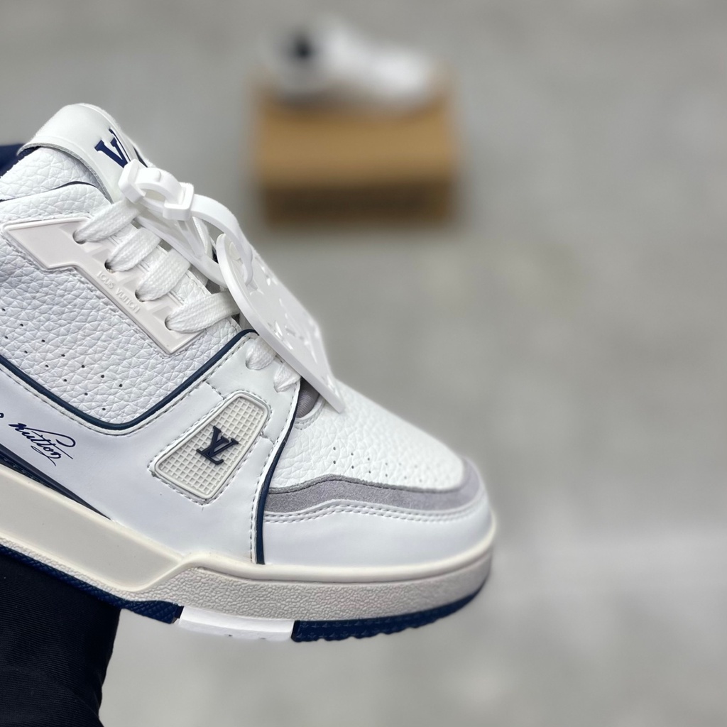 Giày thể thao sneaker  Trainer #54 Signature White Marine