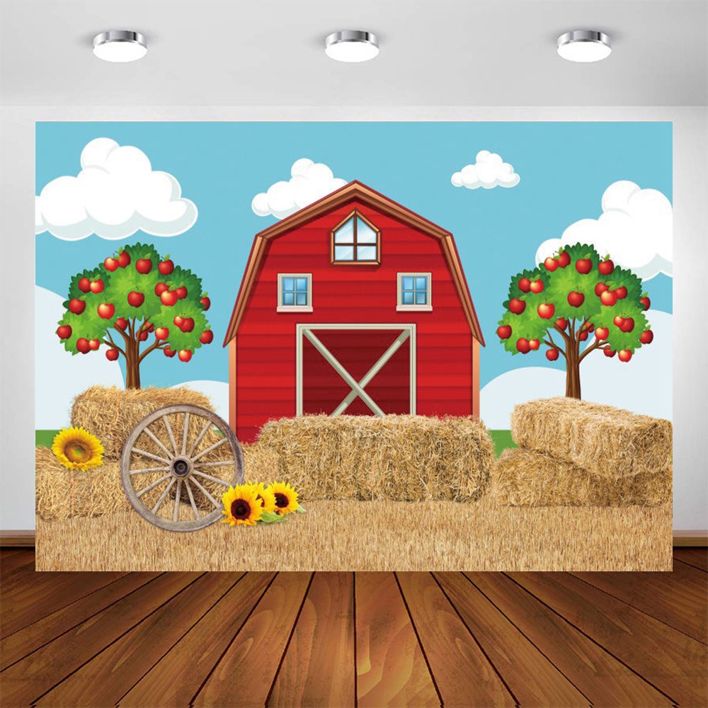 Fall farm barn hay phông nền chụp ảnh sơ sinh bé tắm bữa tiệc sinh nhật ảnh nền biểu ngữ điện thoại