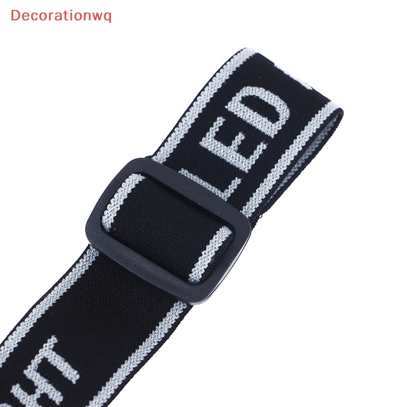 Trang tríwq dây đai đeo đầu đàn hồi cho đèn pha led đèn trước xe đạp đèn trước có thể điều chỉnh đa năng dây đeo đầu có độ đàn hồi cao băng đô phía trước mới