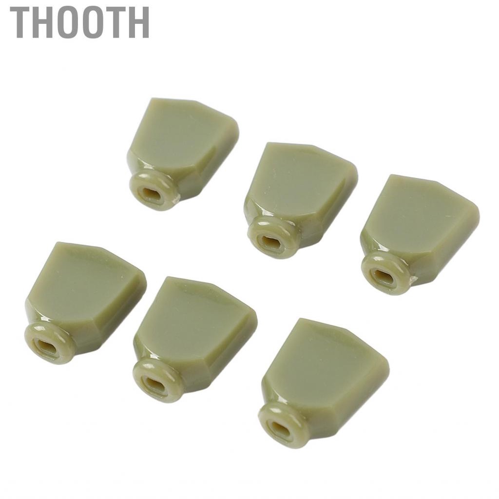 Thooth Electric Guitar Tuner Buttons Replacement Plastic Strong Compatibility Acoustic Tuning Peg for