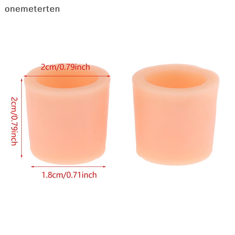 Rten 1 cặp đuôi ngón tay silicone gel bảo vệ ngón chân ống tay áo bắp phồng rộp bunion corrector straightener protector foot care n