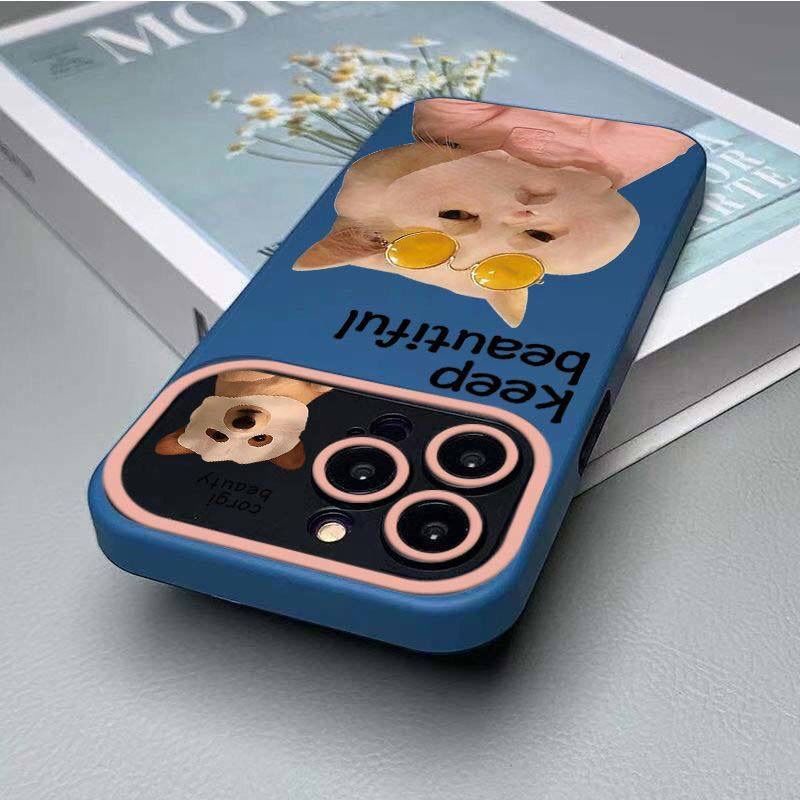 Ốp Điện Thoại Bằng Cao Su Mềm Hình Mèo Đeo Khẩu Trang Cho Iphone 14promax 11 tik tok 12 13 su0y