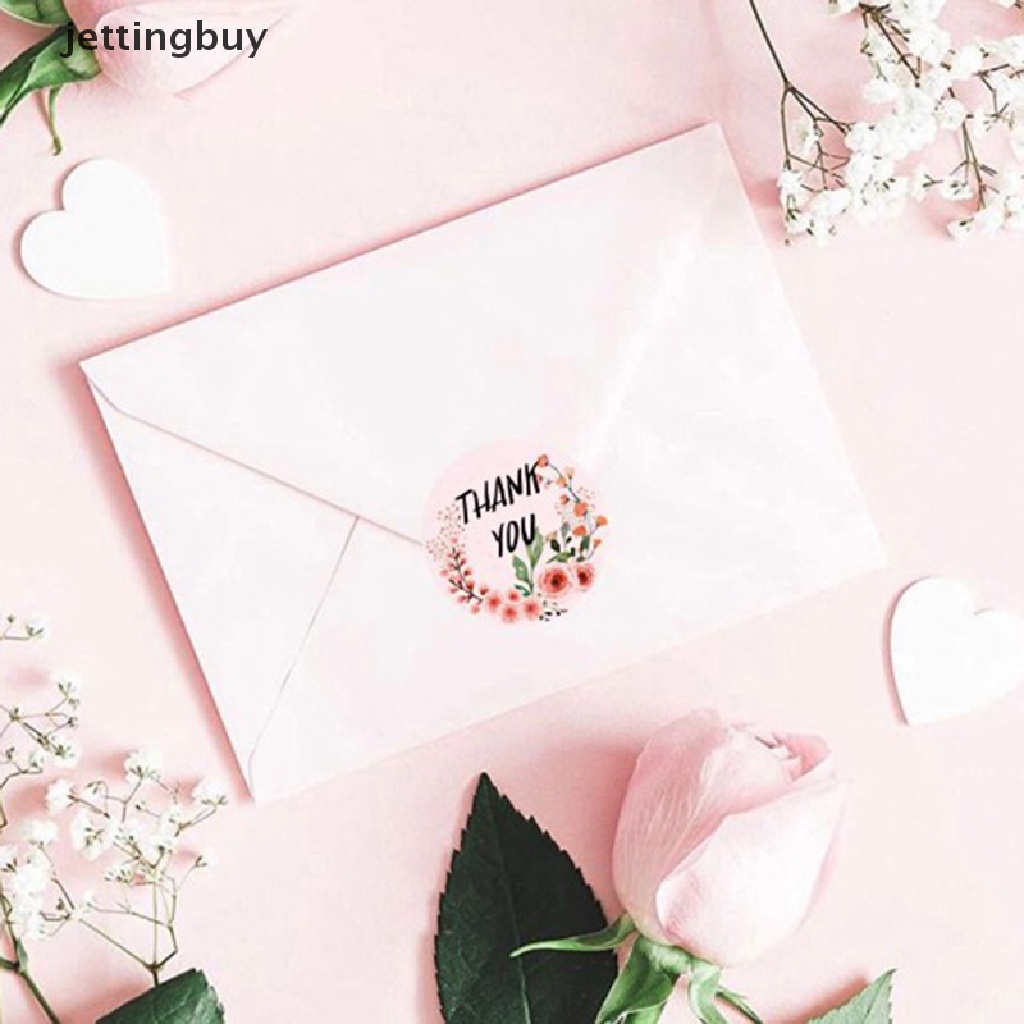 Cuộn 500 Nhãn Dán Thank You Cho Giấy Ghi Chú Văn Phòng Phẩm Gq New QDD