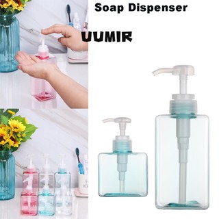 UUMIR rỗng UUMIR đựng kem dưỡng da dạng nhấn bằng nhựa hình vuông nhiều màu sắc
