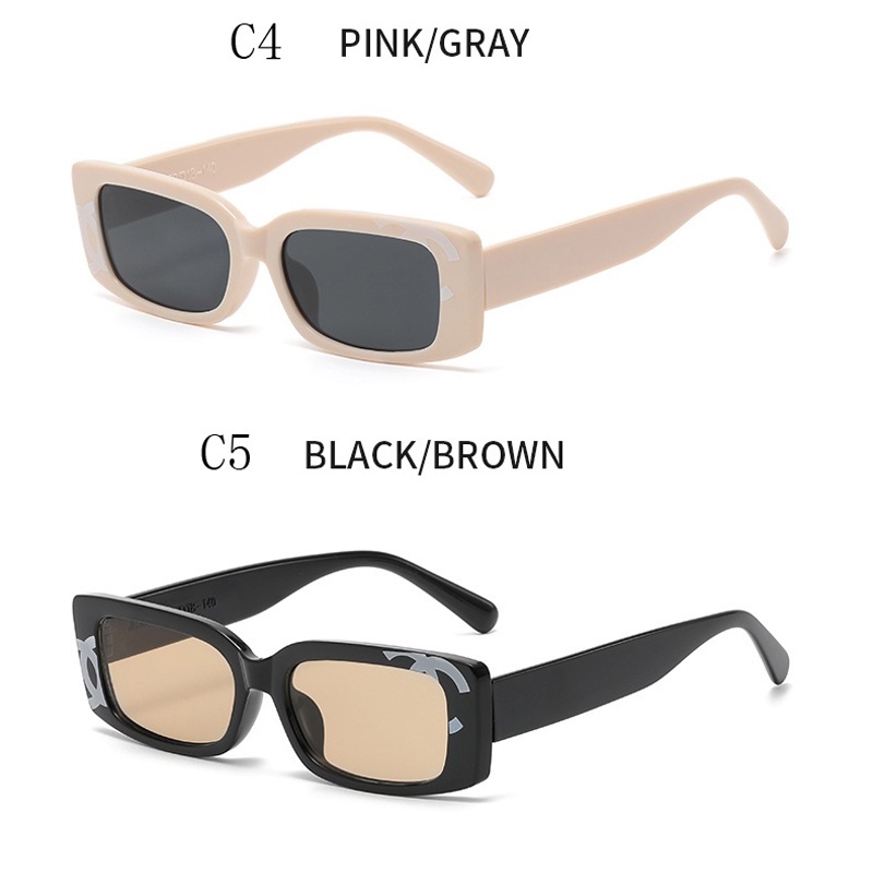 Kính Mát Gọng Vuông Nhỏ Chống Tia UV Thời Trang Hàn Quốc Cho Nam Nữ Y2K