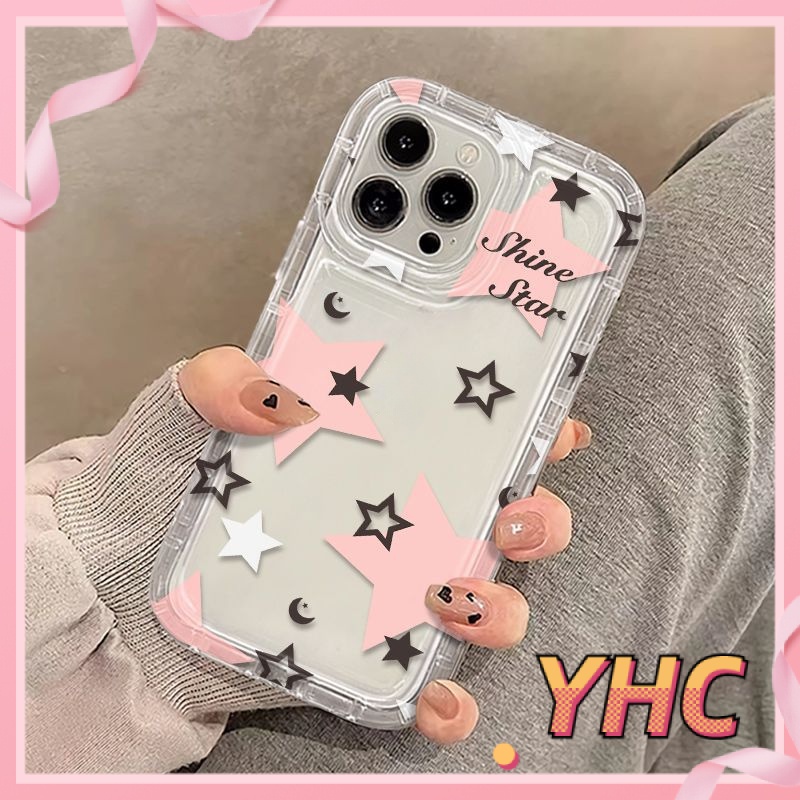 ốp lưng iphone giảm chấn ngôi sao đơn giản, túi khí, vỏ mềm trong suốt Cho Iphone 6 / 6S / 6splus / se / 7 / 7plus / 8 / 8plus / X / xs / xsmax / 11 / 12 / 13 / 14 / Plus / pro / pro max-713