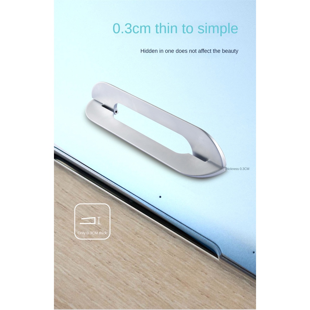 Giá Đỡ Máy Tính Xách Tay Giá Đỡ Máy Tính Xách Tay Di Động Dính Hợp Kim Nhôm Có Thể Gập Lại Giá Đỡ Làm Mát Máy Tính Nhỏ Có Thể Gập Lại Đế Máy Tính Xách Tay