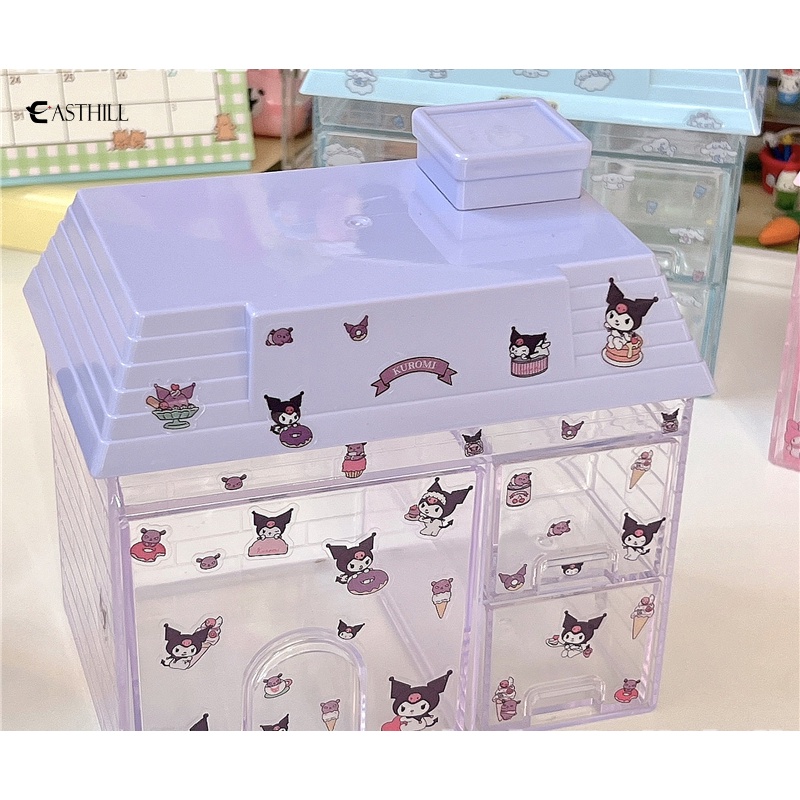 Hộp Đựng Bút Họa Tiết Hoạt Hình Cinnamoroll Kuromi Dễ Thương Để Bàn Tiện Dụng Cho Học Sinh