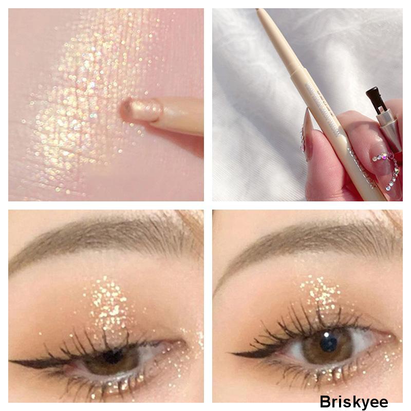 🎶Phấn mắt bắt sáng màu trắng nhũ ánh ngọc trai lâu trôi chống thấm nước