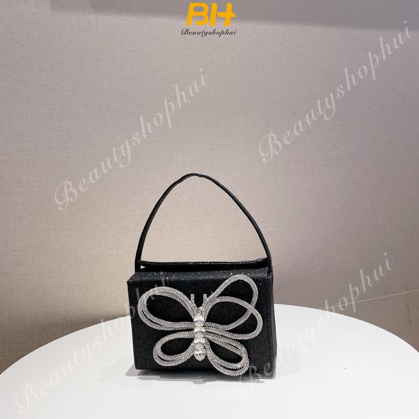 Túi Xách Đeo Vai / Kẹp Nách Đính Đá Thời Trang Hàn Quốc 2023 Cho Nữ