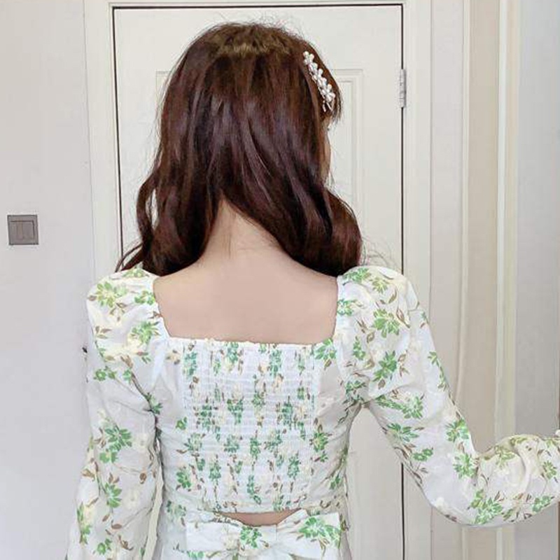 IELGY Áo Sơ Mi Tay Dài Cổ Chữ v Thời Trang Dành Cho Nữ