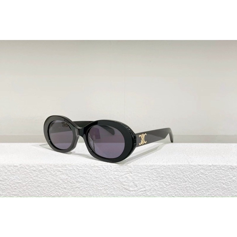 Kính Hiệu Dáng Tròn Bầu olvan celi ảnh thật đen-trắng