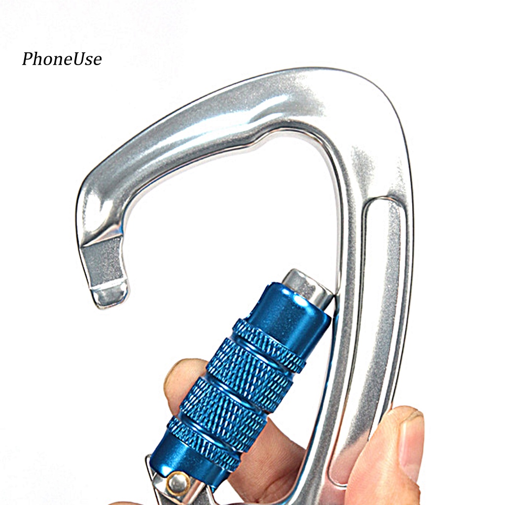 Móc Khóa Leo Núi Chữ O Bằng Hợp Kim Nhôm PU Chống Mòn An Toàn