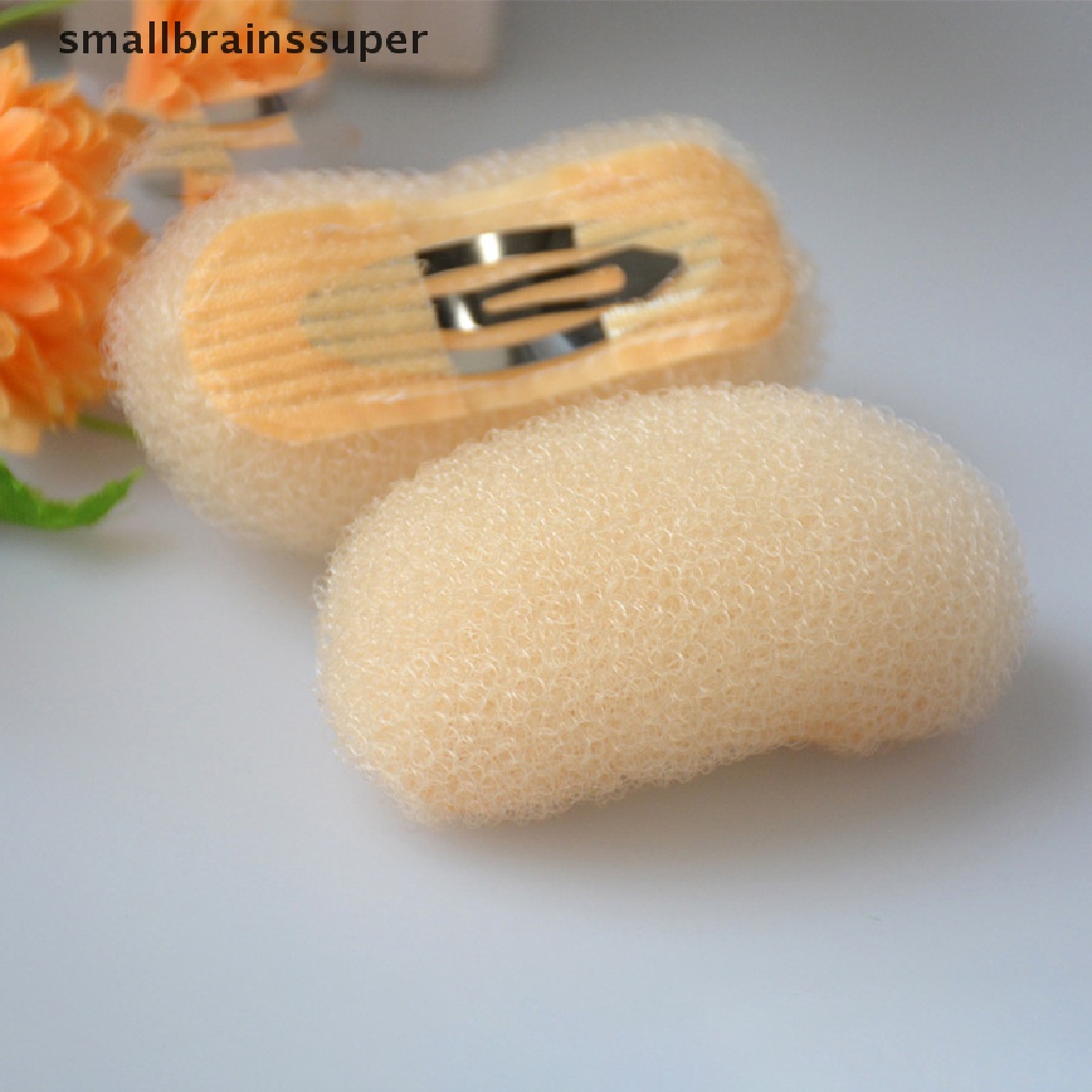 1 Đệm Xốp Nhỏ Thông Hơi Tăng Chiều Cao Kẹp Tóc Tạo Kiểu