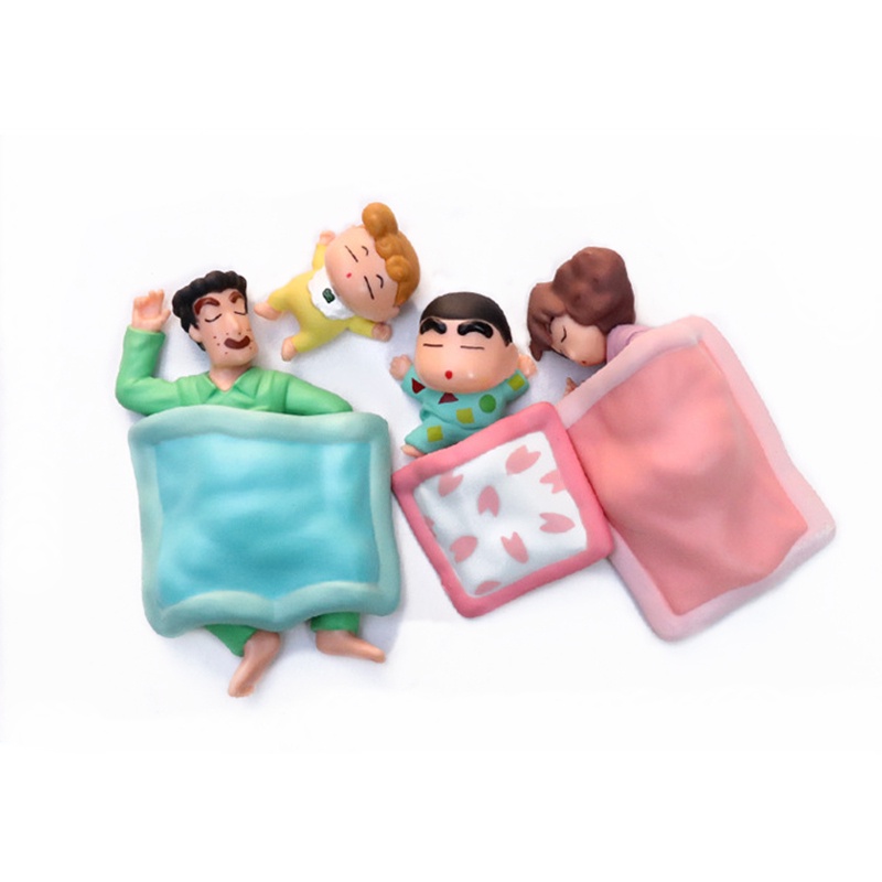 1 Bộ Đồ trang trí Nhân Vật Shin-chan Shin-chan Bằng PVC Cho Bé