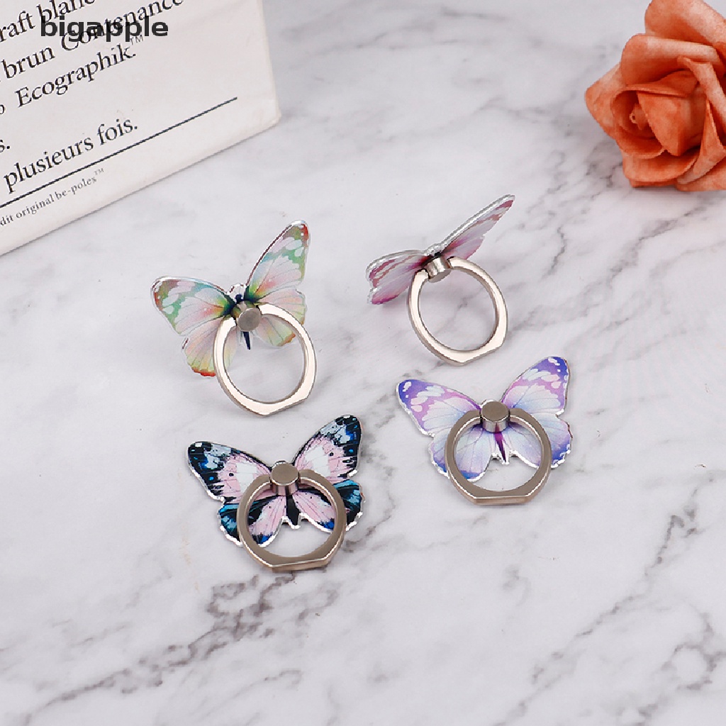 Bigapple 1 Nhẫn Đỡ Điện Thoại Hình Bướm Xinh Xắn Phổ Biến RDG