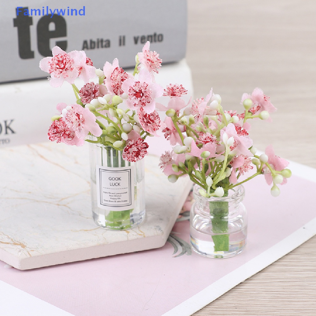 Bộ Lọ Hoa Nhà Búp Bê Thu Nhỏ Xinh Xắn Tỷ Lệ 1: 12