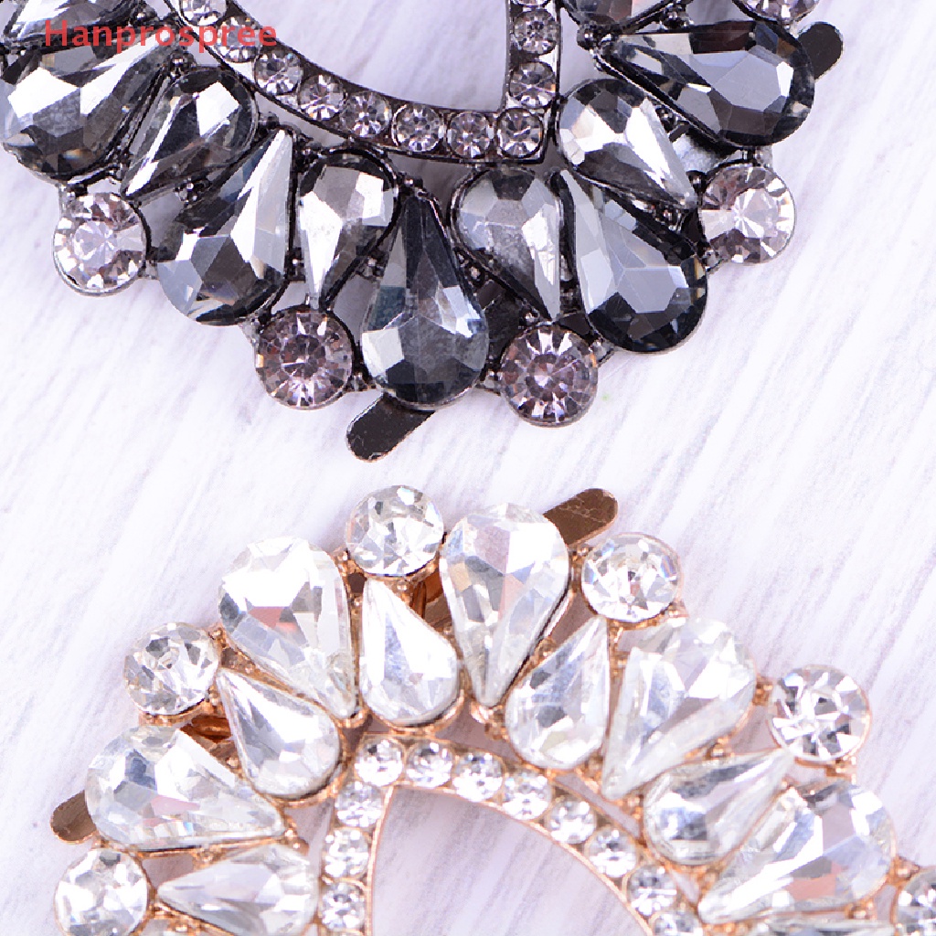 1 Kẹp Kim Loại Đính Đá Trang Trí Giày Cho Cô Dâu